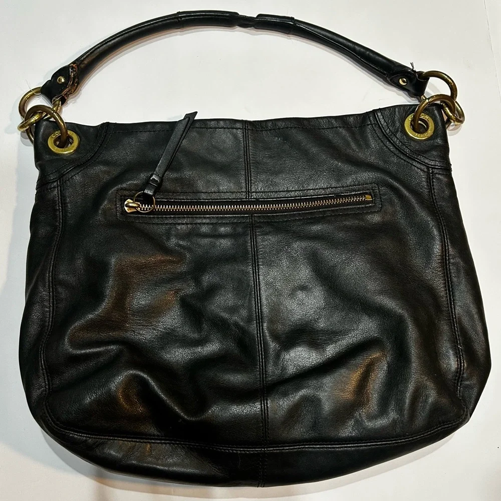COACH Penelope Leather Buckle Pocket Hobo Handbag -Needs‎ Rehab